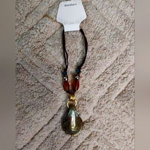 Dressbarn Pendant Choker Necklace